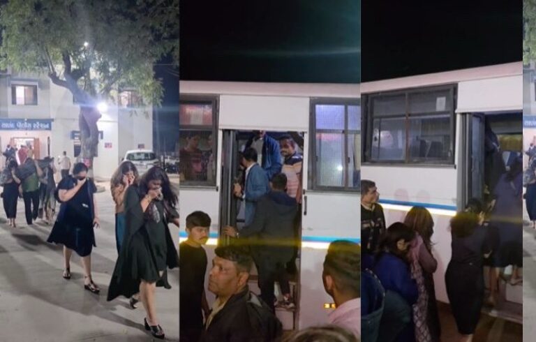 अहमदाबाद: सानंद के निरवाना ग्रीन्स में आलीशान पार्टी पर छापा, 2.91 करोड़ रुपये की शराब और हुक्का जब्त