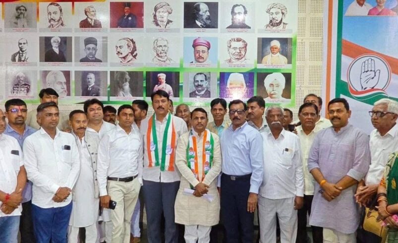 भारतसिंह परमार ने थामा कांग्रेस का हाथ