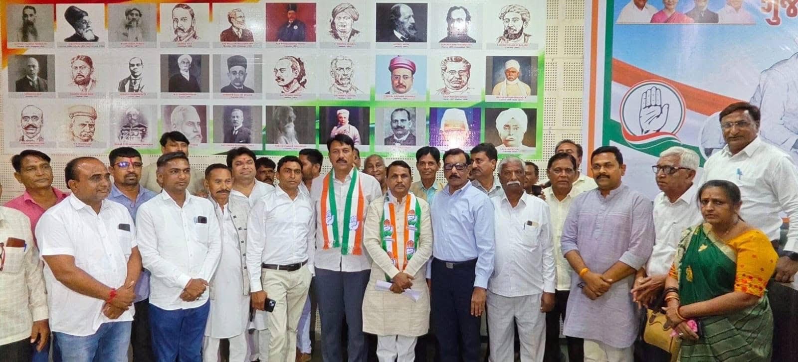 भारतसिंह परमार ने थामा कांग्रेस का हाथ